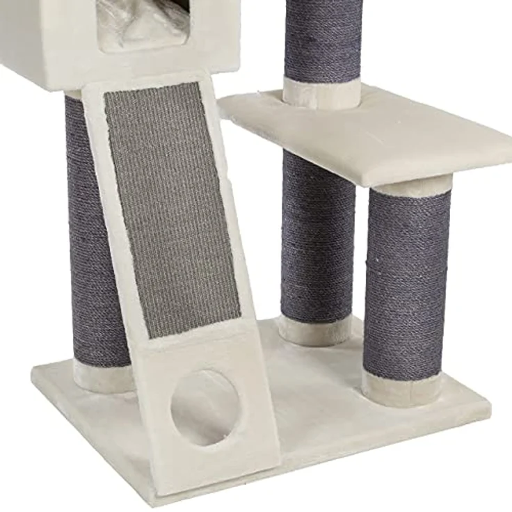 CanadianCat Company | Kratzbaum Maine Coon 209 - beige - XXL mit extra dicken Sisalsäulen - Geeignet für große und schwere Katzen – Bild 5