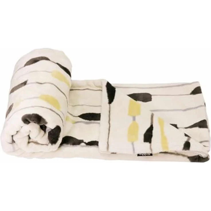 Nobby Liegedecke Hedda, kuschelig weiche Haustierdecke aus 95 % Polyester, beige, 90 x 70 cm – Bild 3