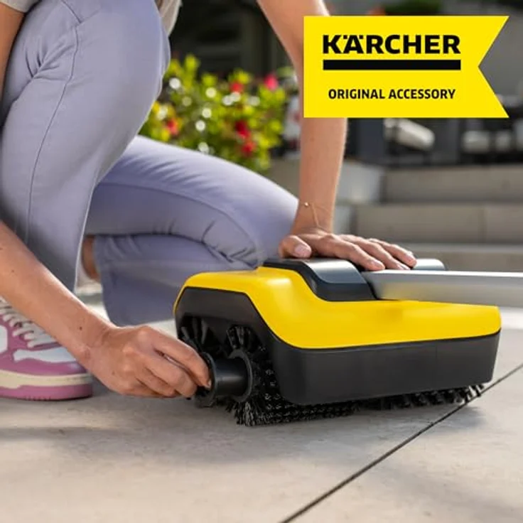 Kärcher PCL 6 (2.644-476.0), 4-teiliges Bürstenwalzenset für die gründliche Reinigung von glatten und feinporigen Steinfliesen im Außenbereich – Bild 2