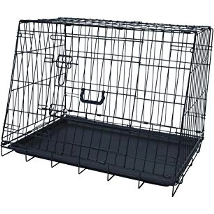Streetwize Faltbare schräge Hundebox - Medium - 76x56x54cm