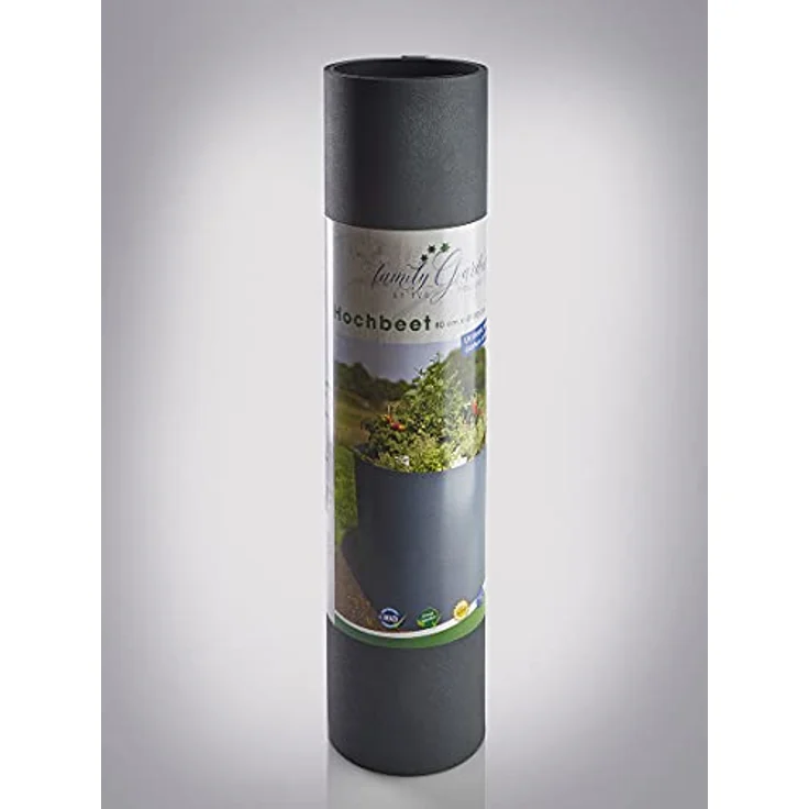 Hochbeet 80cm x Ø100cm Volumen für 70 Liter Erde 80cm x Ø100cm Anthrazit, Materialstärke 2 mm, für Garten oder Balkon – Bild 2