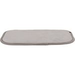 TRIXIE Tierdecke Liegematte für Transportbox Skudo und Gulliver grau, Handwäsche, rutschfester Gummiboden