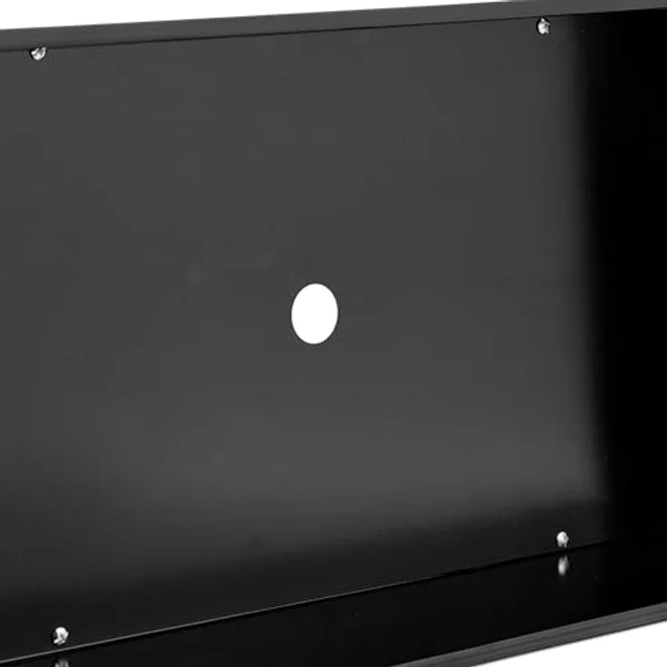 relaxdays Hochbeet aus pulverbeschichtetem Metall, schwarzes Hochbeet mit 56 l Fassungsvermögen, ideal für Balkon und Garten – Bild 5