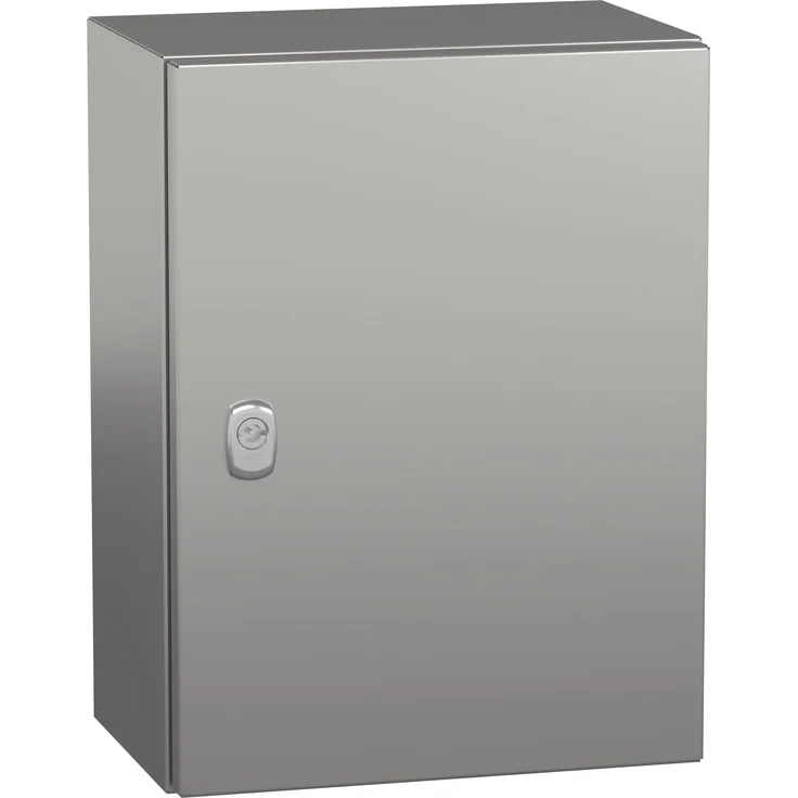 Schneider Electric Spacial S3X, Werkstattschrank aus 304 Edelstahl, IP66, 400x300x200mm, unlackiert
