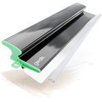 greate Flächenspachtel 600mm, Ergonomischer Glättspachtel mit Edelstahlklinge für ansatzfreies Spachteln im Trockenbau