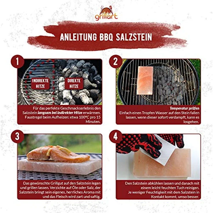 grillart Salzsteine 2er Set – Bild 6