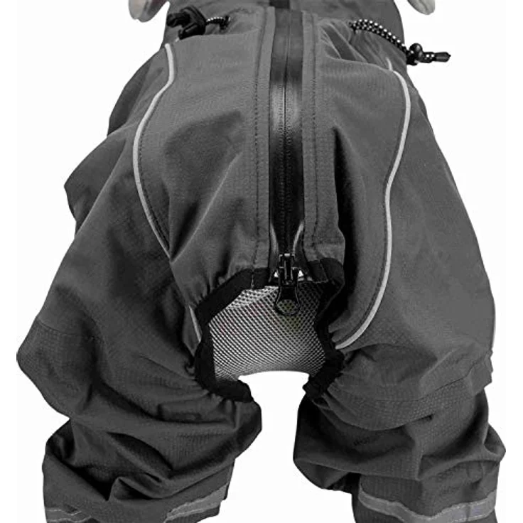 Trixie Vaasa Regenjacke für Hunde, Grau, 25 cm – Bild 4