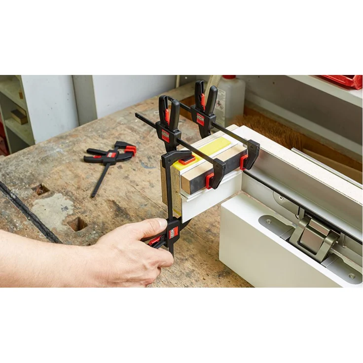 Bessey Einhandzwingen-Set EZM 4-teilig mit 2 x EZM15-6 und 2 x EZL30-8 – Bild 2