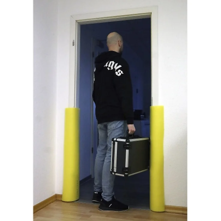 Scorprotect ® Türrahmen-Klemmschiene signalgelb Universalklemmschiene 100 bis 250 mm ( 2x 1m Stücke) – Bild 7