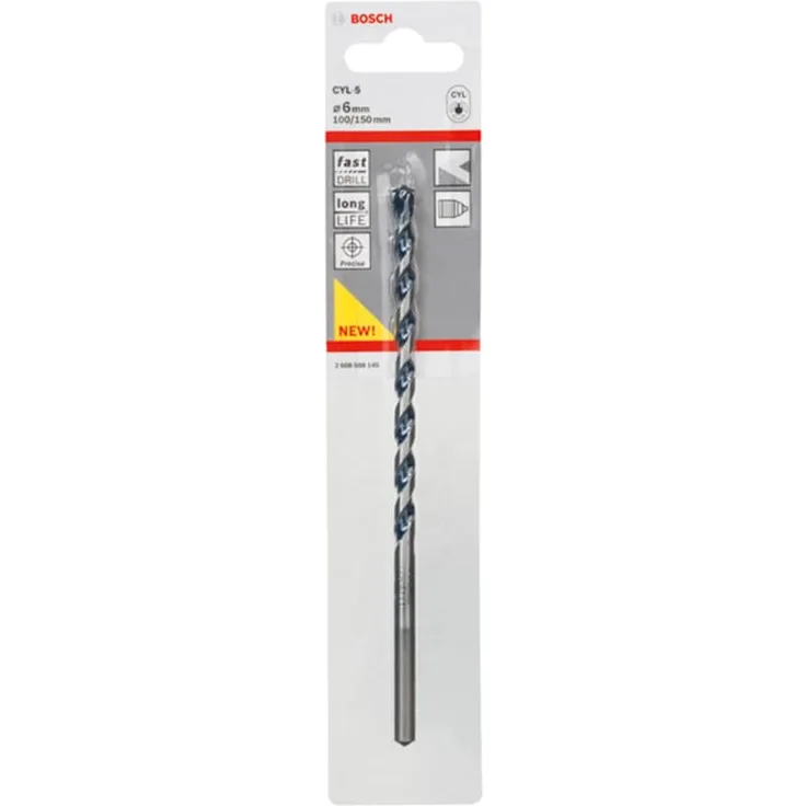 Bosch Professional Betonbohrer CYL-5 (Ø 6 mm), 2608588145 - Preisvergleich