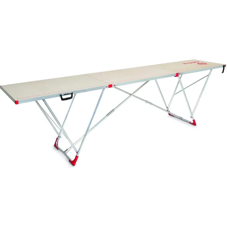 Euroline eurotap 810 Alu-Tapeziertisch 3 x 0,8 m mit aufgedrucktem Maßband