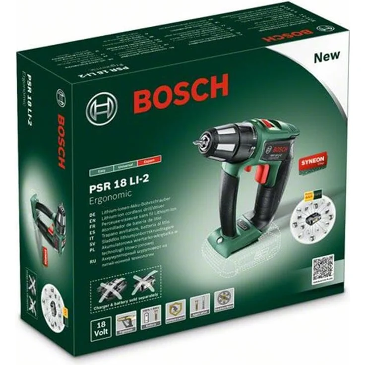 Bosch Akkuschrauber PSR 18 LI-2 Ergonomic (ohne Akku, 18 Volt System, bürstenloser Motor) – Bild 4