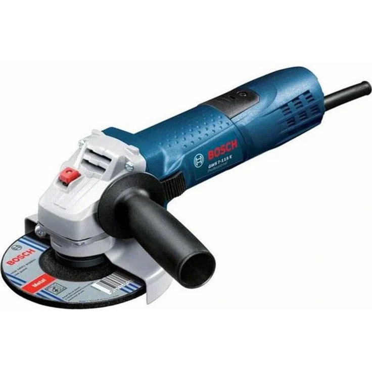 Bosch Professional GWS 7-115 E Winkelschleifer 115 mm, 720 Watt mit Wiederanlaufschutz, 6-stufige Drehzahlvorwahl in Karton, 0601388203 – Bild 1