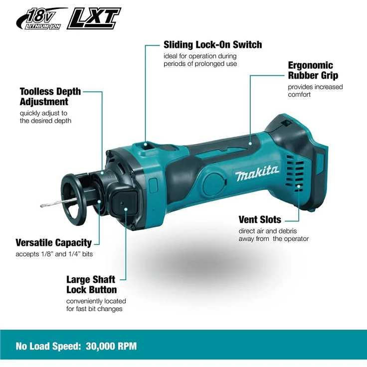 18V Akku-Rotationsschneider DCO180Z , ohne Akku ohne Ladegerät – Bild 8
