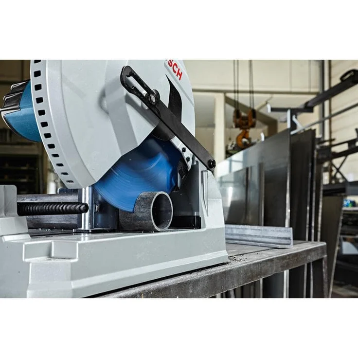 Bosch Professional Metalltrennsäge GCD 12 JL (1.500 min-1 Leerlaufdrehzahl, 20,0 kg Gewicht, inkl. Kreissägeblatt für Stahl, im Karton) – Bild 5