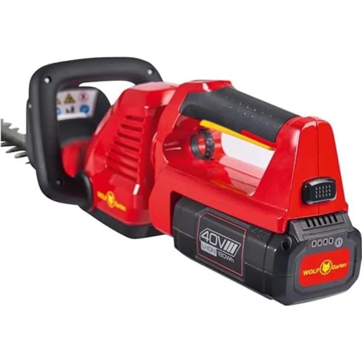 WOLF-Garten Lycos 40-600 H Set Akku-Heckenschere, Rot, 60 cm Schnittlänge – Bild 5