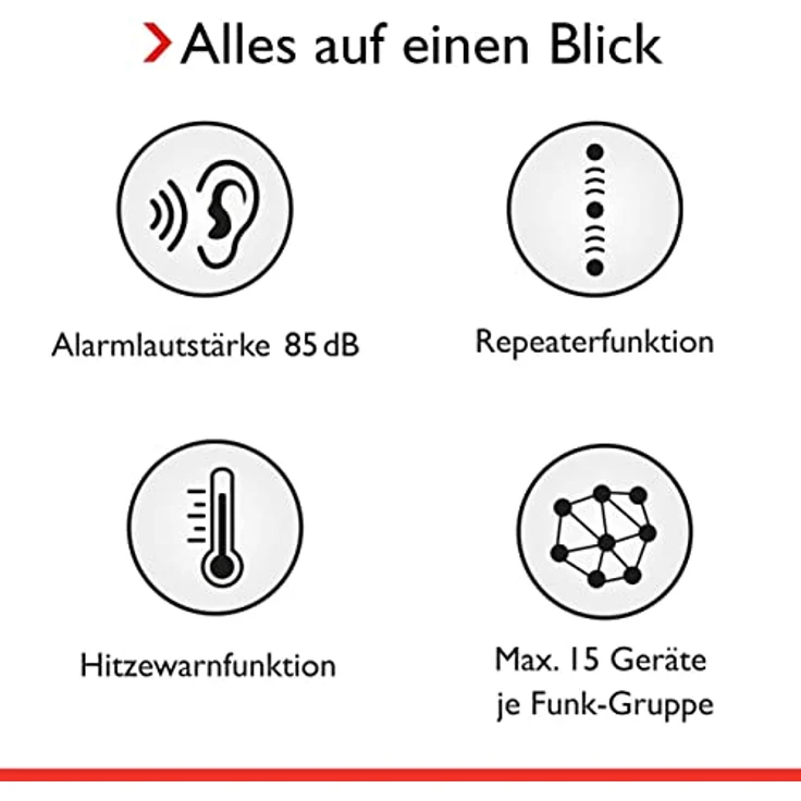 Pyrexx 4260236270400 PX-1C Funkrauchmelder, weiß, 1 Stück – Bild 6