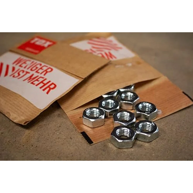 TOX Unterlegscheiben 5,3 mm, verzinkt, DIN 125, Schutz vor Beschädigungen, viele Anwendungsmöglichkeiten, 20 Stück, recycelbare Papierverpackung – Bild 4