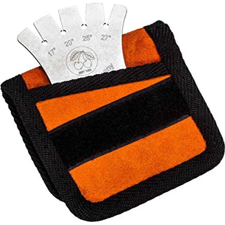 Kirschen 3712000 Winkellehre in Leder-Etui Beitel