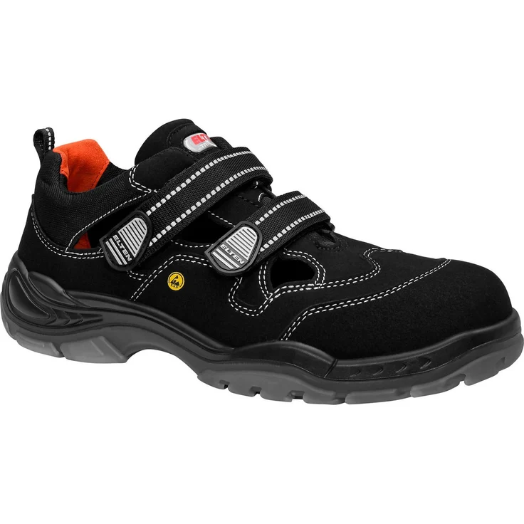 ELTEN SCOTT ESD S1 Sicherheitsschuh, atmungsaktives Mikrofaser/Textilmaterial, ganzflächige ESD PRO black Einlegesohle, grau – Bild 1