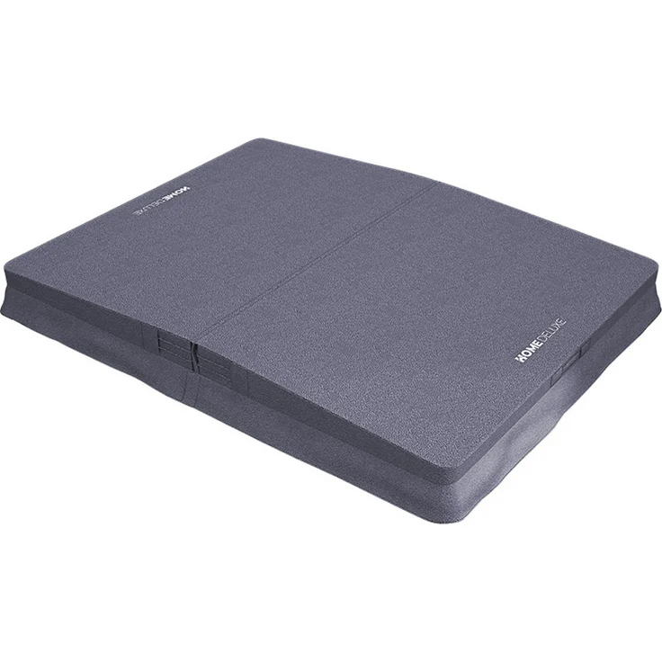 HOME DELUXE Outdoor Whirlpool Thermoabdeckung STREAM, hochisolierend 212 x 157 x 10 cm, Schwarz, Kunstleder mit Gefälle