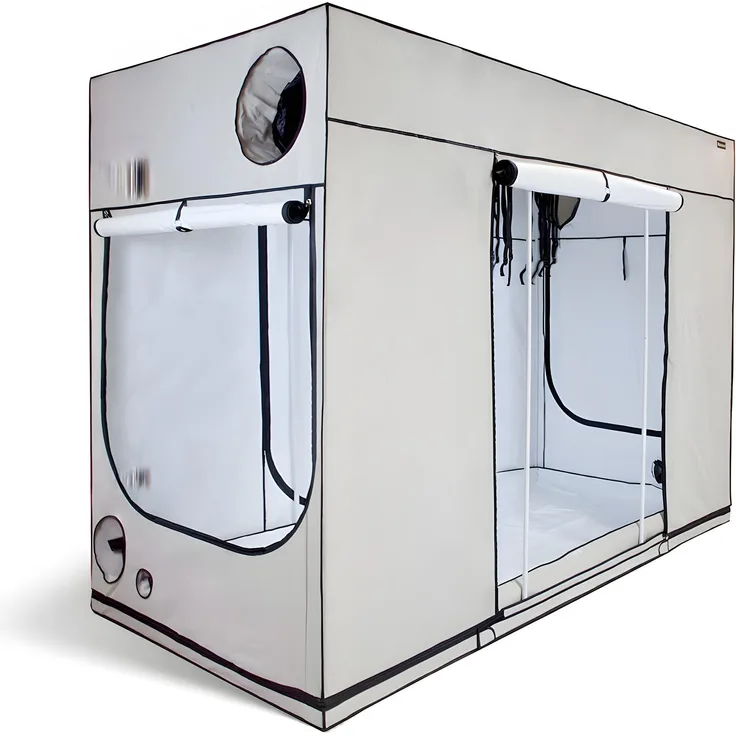 Homebox R300+ Ambient, rechteckige Growbox 300x150x220cm mit Total-Blackout-Zippern und extra Höhe