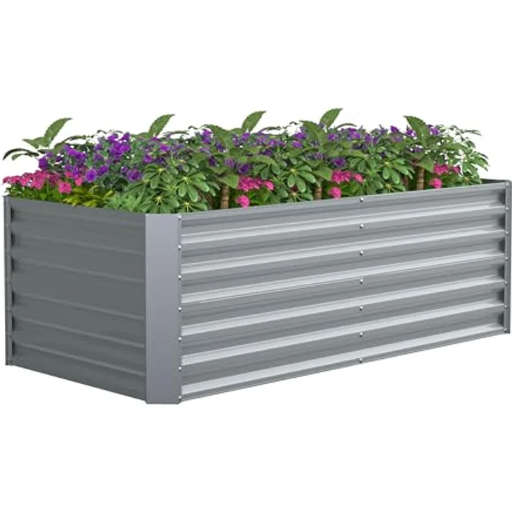 Urban Hochbeet Galdo XL, Hochbeet aus Metall, 180x90 cm, wetterfest und robust – Bild 1