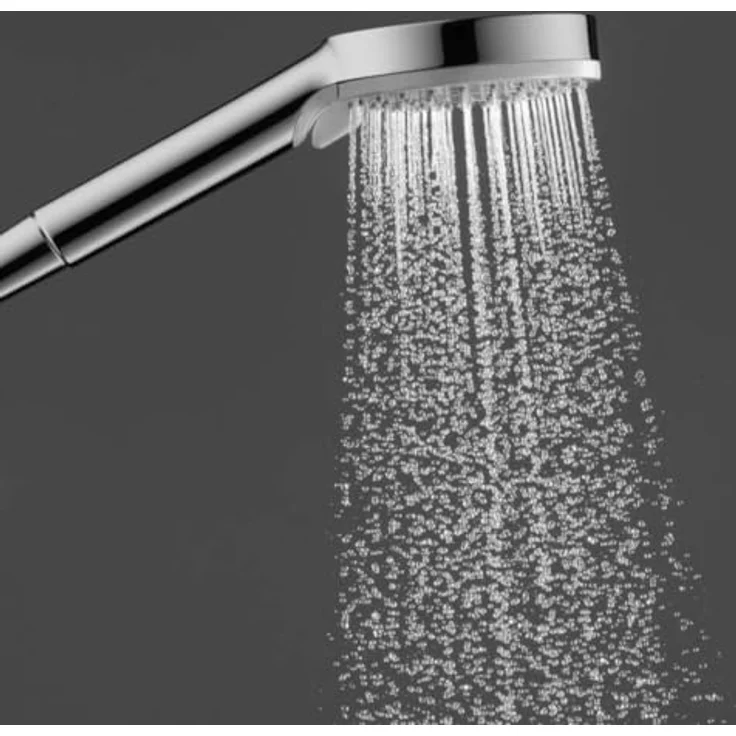 hansgrohe Wasserhahn für Badewanne Dusche, 4 Löcher, Lack Shape, Chrom – Bild 3