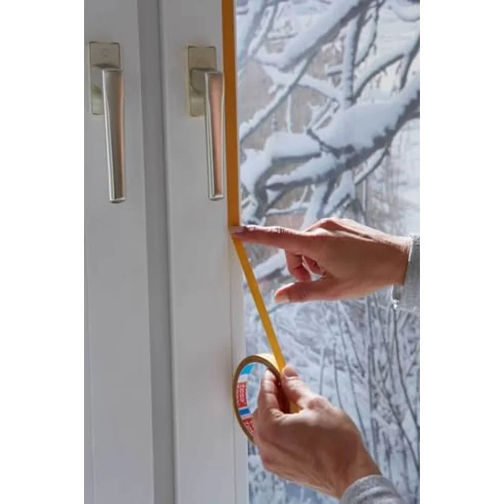tesa Moll Fensterfolie Isolierfolie Thermo Cover transparent, 1,7 x 1,5 m – Bild 4