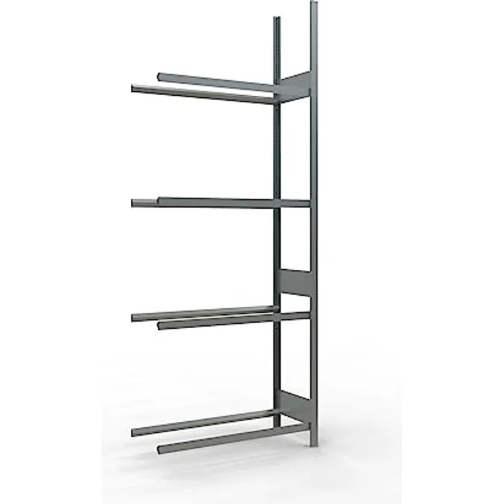 Reifenregal, Anbaufeld, 1056 x 436 x 2750 mm, 4 Lagerebenen, verzinkt