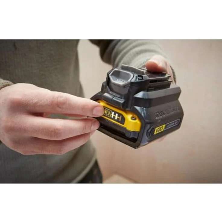 Stanley FATMAX SFMCB121D1-QW Pack, Ladegerät 2 A für V20 Li-Ion 18 V Akkus, mit Ladestatusanzeige – Bild 3