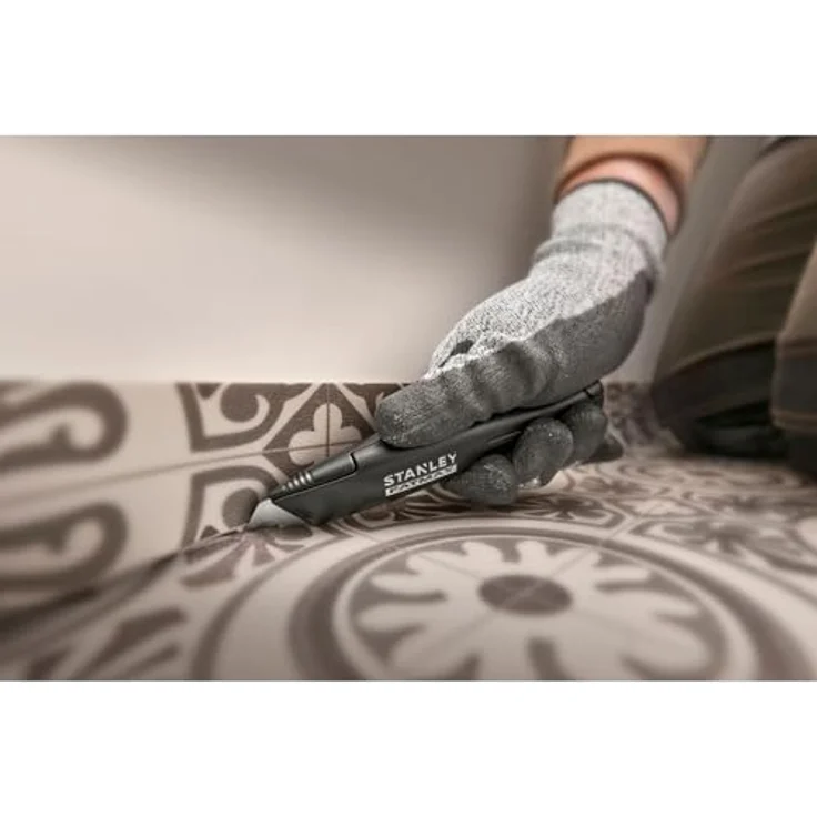 STANLEY FMHT10500-0, Cuttermesser mit feststehender Klinge, schwarz, inkl. 2 Trapezklingen und 1 Hakenklinge, ergonomisches Design für professionelle Anwendungen – Bild 20