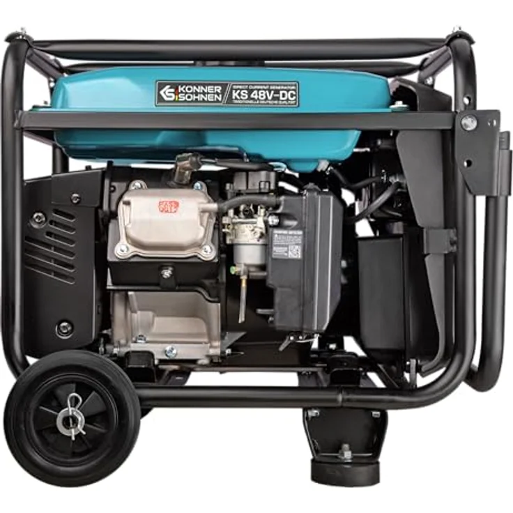 Könner&Söhnen Generator KS 48V-DC Gleichstromgenerator Stromerzeuger Benzin, zuverlässige Energiequelle mit 54 VA und 720 W – Bild 5