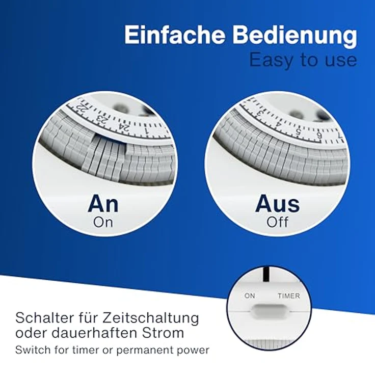 REV Ritter Zeitschaltuhr kompakt mechanisch weiß – Bild 4