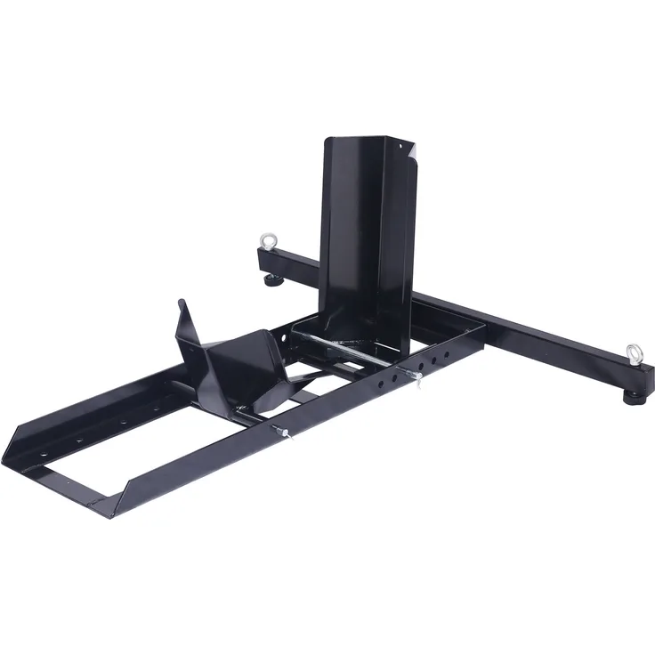 XPOtool Motorradständer bis 454kg Ø15-22", Reifenbreite 80-127 mm, einstellbarer Motorradheber aus Stahl, Montageständer für Vorderrrad