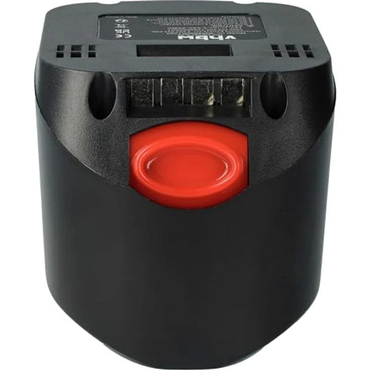 vhbw Akku kompatibel mit Bosch AHS 48/52 LI, AHS 55-20 LI, AHS 50-20 LI, AdvancedOrbit 18 Werkzeug, Akku-Gartengerät (5000 mAh, Li-Ion, 18 V) - schwarz/rot – Bild 9