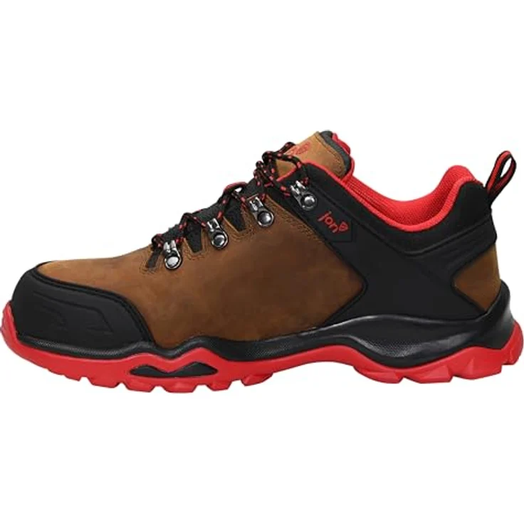 Jori jo_POWERFUL brown Low S3S Sicherheitsschuh, hydrophobiertes Nubukleder, atmungsaktives Textilfutter, GUMMI/EVA Sohle, EN ISO 20345 S3 HRO/SRC – Bild 3
