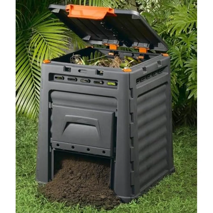 Jardin Komposter, 320l, schwarz – Bild 4