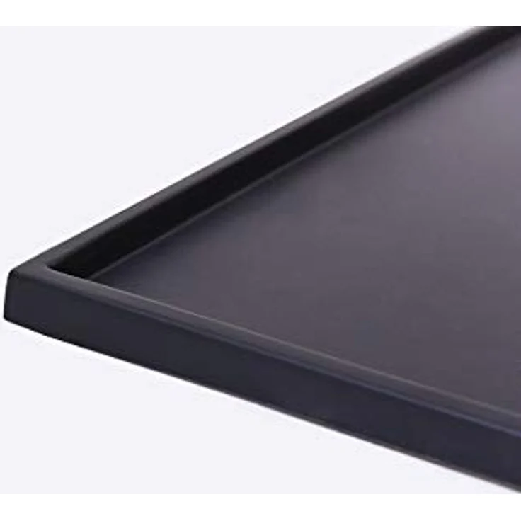 VIVANNO Untersetzer eckig für Pflanzkübel Fiberglas Undo 44 cm, Anthrazit – Bild 2