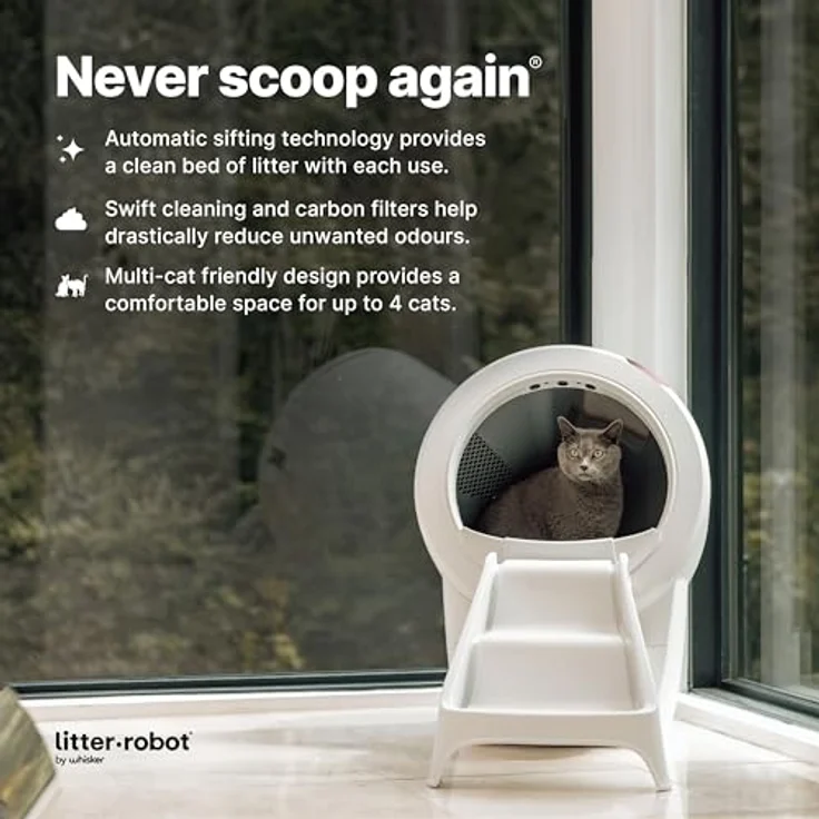 Whisker Litter-Robot 4 Rampe - Reduziert Streuverfolgung, ideal für kleine & ältere Katzen – Bild 3
