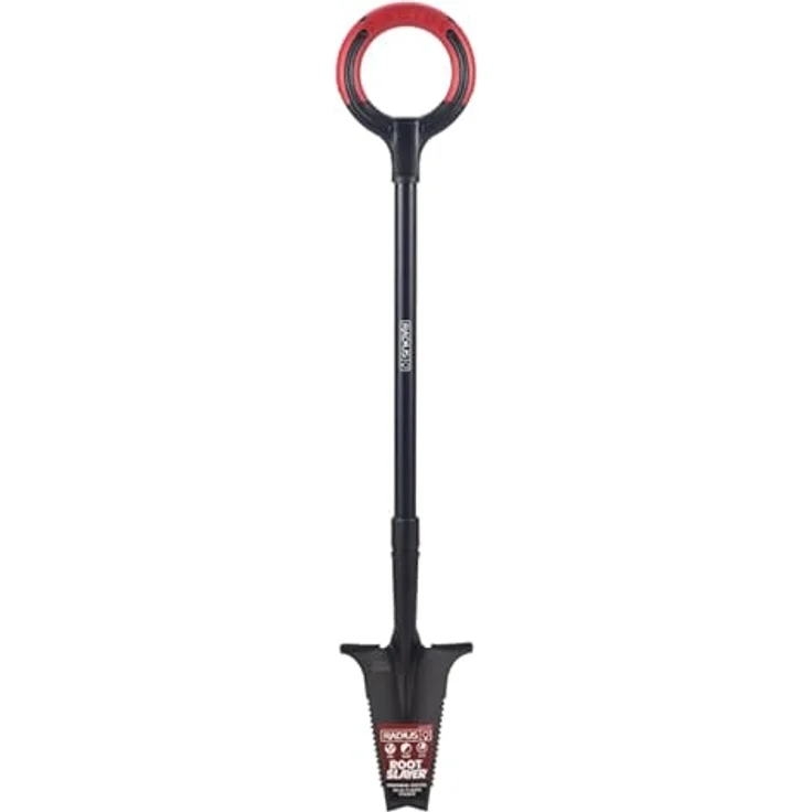 Root Slayer® Spaten 2.0 Radius Pro, Multifunktions-Wurzelspaten mit ergonomischem Griff und Klinge mit Zähnen, 1-St. Set – Bild 3