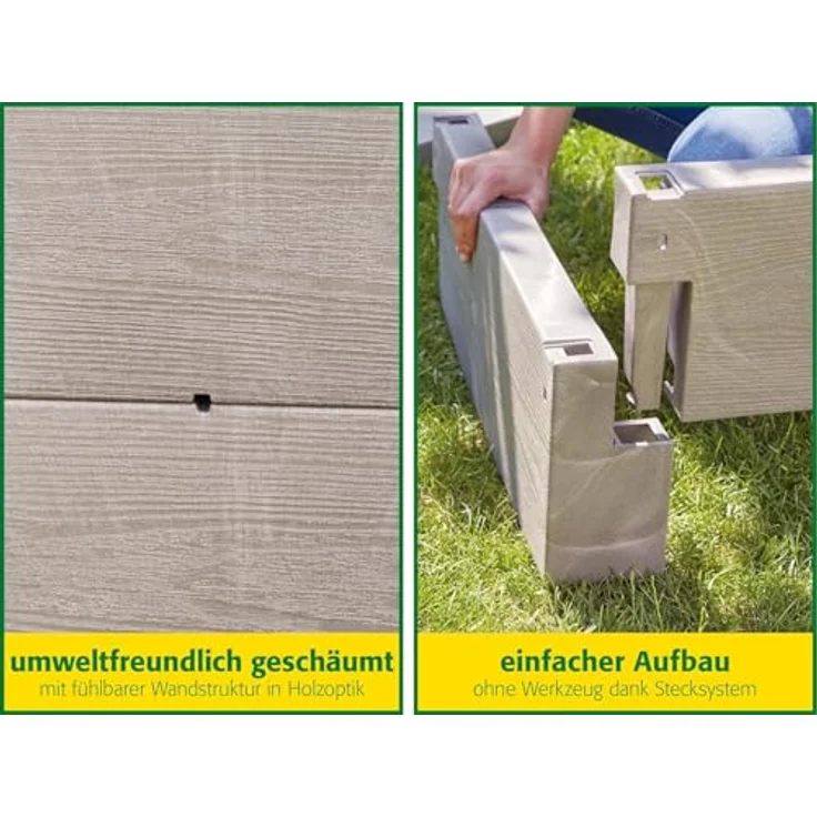 Juwel Hochbeet Timber 20478 Frühbeet Aufsatz Pflanzen Kombi Komplettset - Juwel – Bild 2