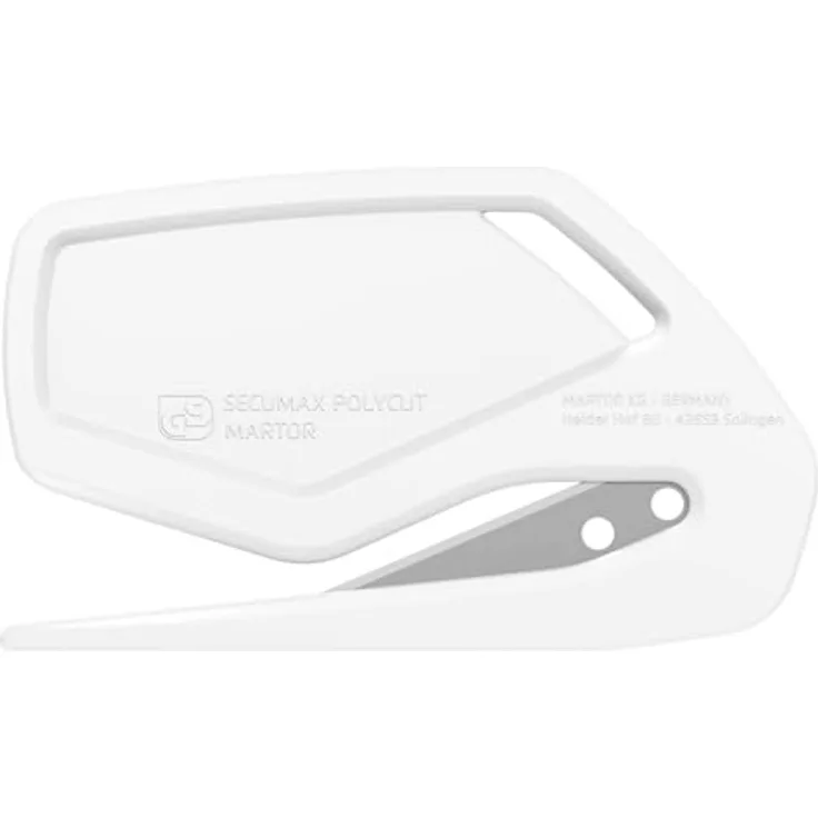MARTOR SECUMAX POLYCUT, 10 x Sicherheitsmesser mit verdeckter Klinge, Einwegmesser, ergonomischer Kunststoff-Griff, leicht, für Rechts- & Linkshänder
