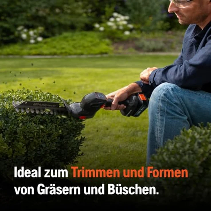 Husqvarna Aspire S20-P4A, Akkubetriebene Heckenschere mit B36/C50 Anbaugerät, inklusive kompatiblem 18-V Akku, kompakte Bauweise, digitale Benutzeroberfläche – Bild 3