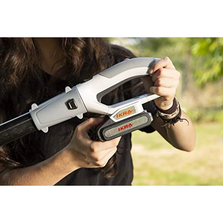 IKRA Akku Teleskop Heckenschere ICPH 2040, mit 2 Akkus 20V (2,0 & 2,5 Ah), Schnelllader, Gurt und 40 cm Schnittlänge – Bild 17