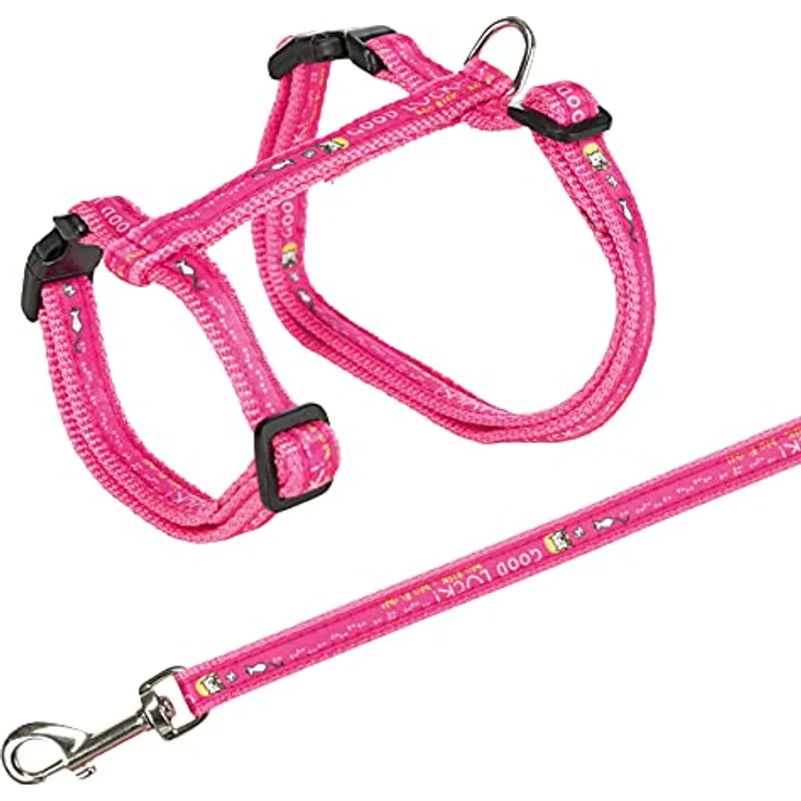 Trixie 41893 Katzengeschirr mit Leine, XL, Nylon, 34–57 cm/13 mm, 1,20 m – Bild 5