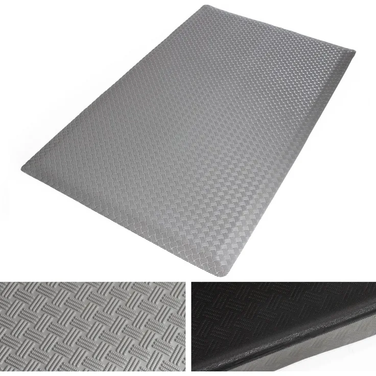 ETM Heavy-Duty Tire Tuff, Bodenschutzmatte für Arbeitsplätze, zweilagig, 90 x 150 cm