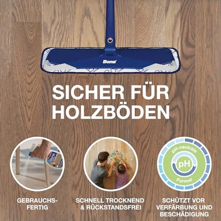 Bona Parkettreiniger Sprühflasche 1 Liter – Bild 4