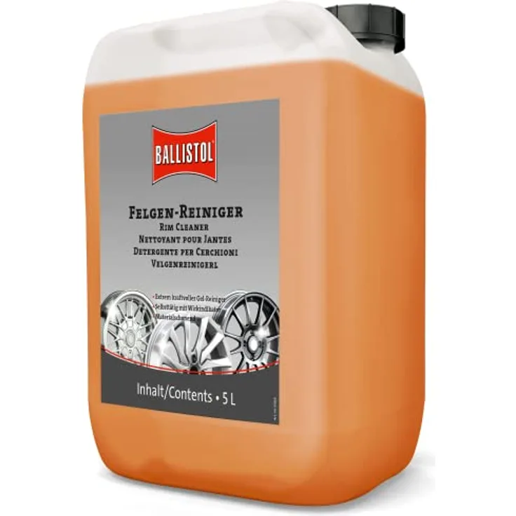 BALLISTOL Unisex – Erwachsene Felgen-Reiniger, Mehrfarbig, 5 Liter