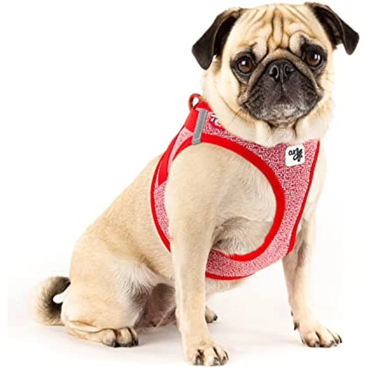 Vest Harness Merino curli Clasp Red 3XS – Bild 3